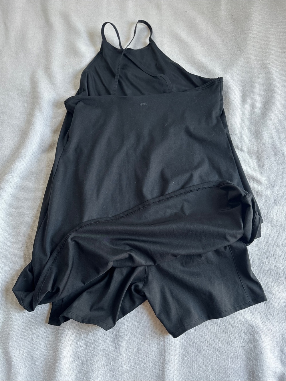 Madewell MWL Flex Fitness Dress in True Black | L - Picture 7 of 12